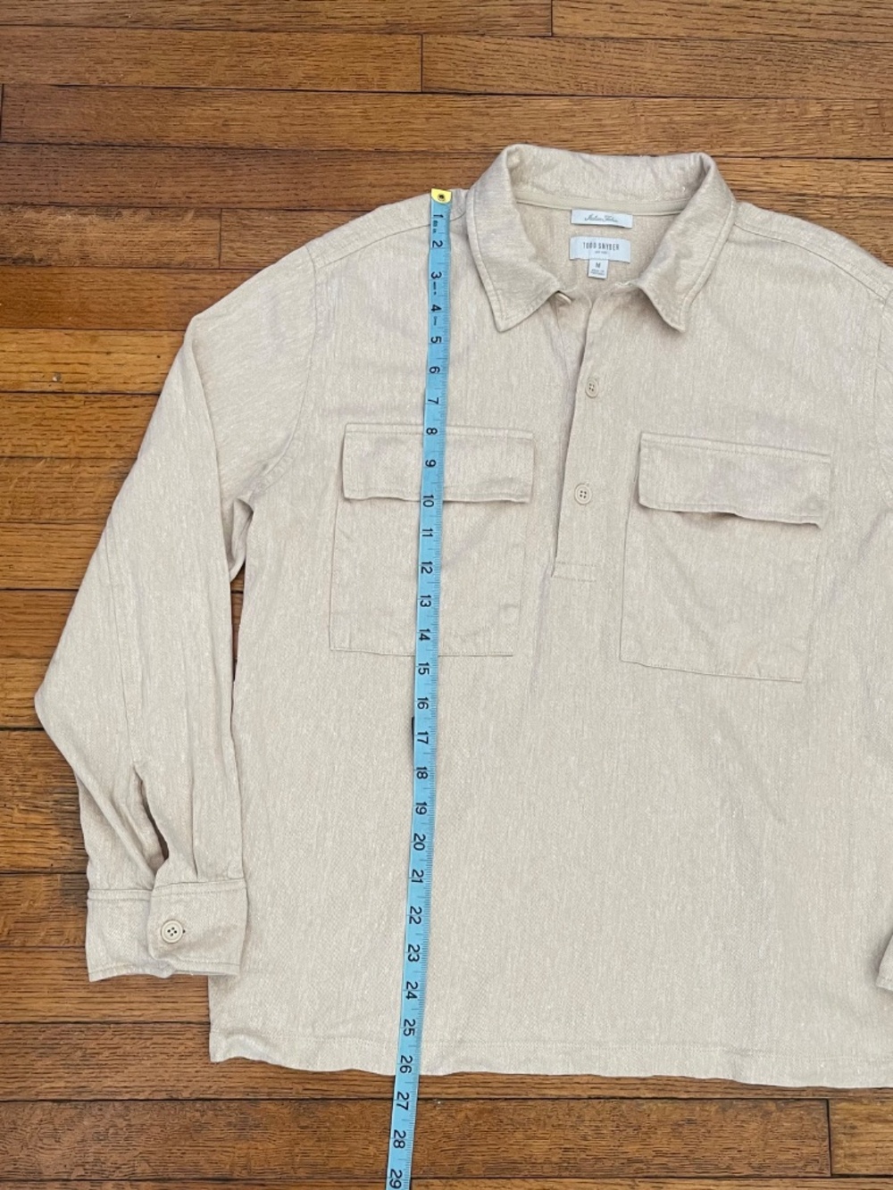 Todd Snyder Knit Military Popover - Picture 4 of 9